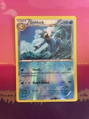Pokemon Card Golduck Breakpoint Reverse Holo Rare 17/122 Near Mint - Image 1 of 2