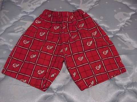 AWESOME Utah Utes Youth Sz Small Red Flannel Shorts, SUPER NICE! Cover