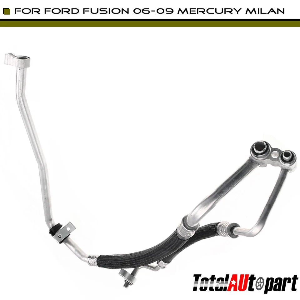 Mangueira de sucção e descarga AC para Ford Fusion Mercury Milan 2006-2009 2.3L DOHC - Imagem 1 de 4