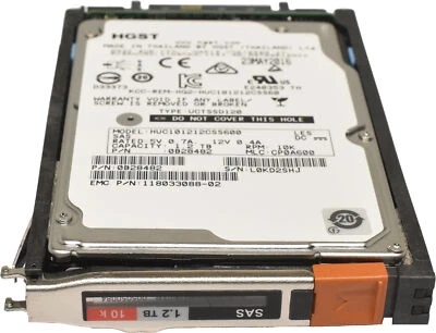 HGST 1.2TB 2.5" 10K 6G SAS HDD Festplatte HUC101212CSS600 0B28482 - Bild 1 von 4