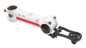 Vástago de aleación para bicicleta de carretera 3T ARX-PRO 31,8x 120 mm 6º 1 1/8" blanco grava montaje Garmin - Imagen 1 de 7