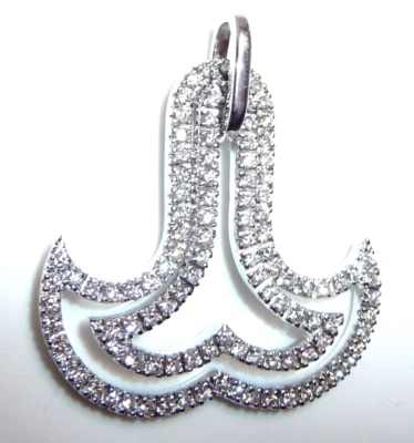 Anhänger WEMPE  750 Weißgold  1.03 ct Diamanten 31 mm lang  10,7gr - Bild 1 von 4