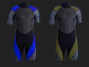 Traje corto de neopreno traje de buceo Neo XXL 3XL 4XL 5XL 6XL 7XL 8XL talla grande - Imagen 1 de 7