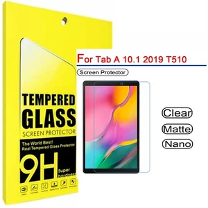 Tempered Glass Screen Protector For Samsung Galaxy TAB A 10.1 SM-T510/SM-T515 - Picture 1 of 2