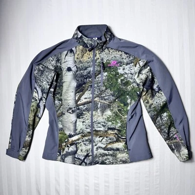 Mossy Oak Techshell Jacket Women's Small Scent Factor Woods Camo Hunting Gear - Image 1 of 4