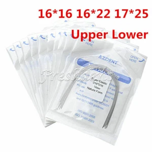 AZDENT Ortodoncia Dental Super Elástico NITI Arco Rectangular Alambres 10 Piezas/Paquete - Imagen 1 de 26