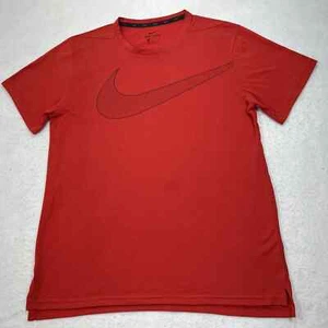 Nike Dri Fit Men's Medium Short Sleeve Lightweight Athletic Swoosh Logo T Shirt - Picture 1 of 12