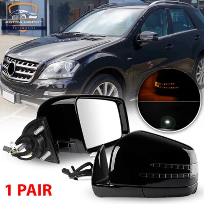 Juego de espejos retrovisores laterales conductor pasajero para Mercedes W164 X164 ML350 GL 450 2005-2011 Foto 1 de 4