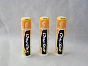 (3 Pack) ChapStick Lip Balm New Sealed Peaches/Cream C39 - Picture 1 of 2