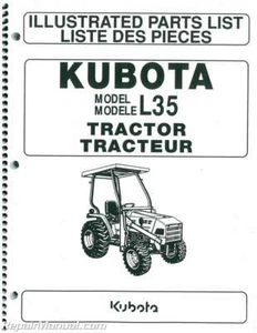 Kubota L35 Parts Manual - Picture 1 of 1