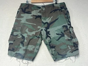 US ARMY Tactical Shorts Military Camo Cargo Camouflage Uniform Large Regular  - Picture 1 of 11