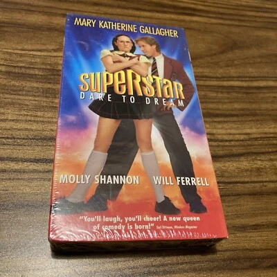 Superstar VHS Dare to Dream 2000 Molly Shannon Will Ferrell SNL New & Sealed  Foto 1 de 3