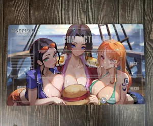 Alfombrilla de ratón de mesa O-P OPCG TCG CCG Nami Nico Robin alfombrilla de juego alfombrilla de juego de cartas coleccionables - Imagen 1 de 4
