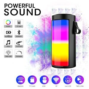 Wireless Bluetooth Speaker High Bass Loud USB AUX Portable Indoor Outdoor Stereo
