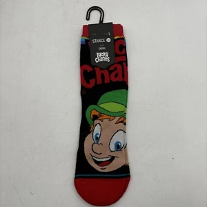 NWT Stance Kids Lucky Charms Light Cushion Socks, Black Size L - Picture 1 of 3