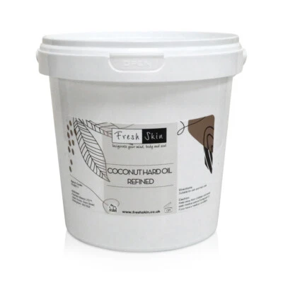 1KG Coconut Hard (Solid) Oil - Refined, 100% Pure, Natural, Cruelty Free, Vegan - Image 1 of 2