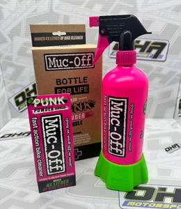 MUC-OFF 4L x PUNK POWDER & Bottle For Life Motocross MX Bike Wash Cleaner Bundle - Picture 1 of 1