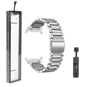 For Samsung Galaxy Watch Ultra 47mm Case Screen Protector Silicone & Steel Band - Picture 1 of 24