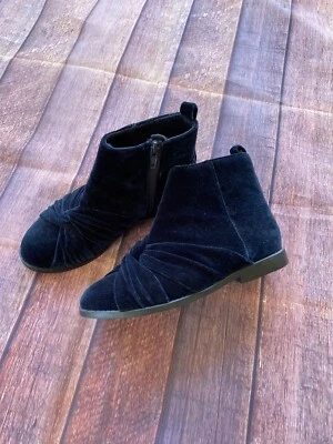 Ботинки для девочек Zara бирюзовый синий бархат размер 29 США 11,5 на молнии - Изображение 1 из 4