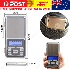 Pocket Digital Mini Scales 0.01 500g Precision Weight Balance Gram Jewellery DF - Picture 1 of 12