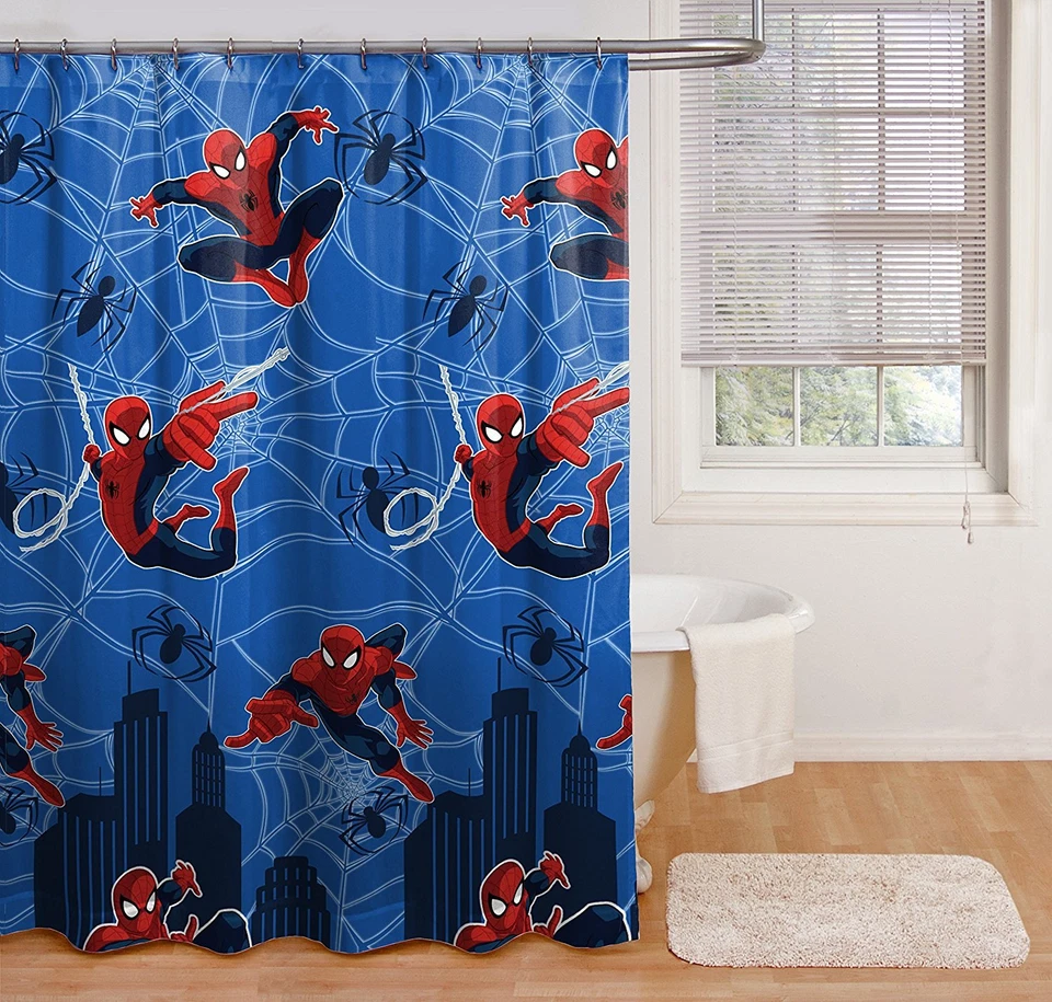 Тканевая занавеска для душа Marvel Spider-Man Spiderman  - Изображение 1 из 3