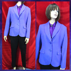 Basler Wool and Angora Blazer purple jacket & Madeleine black trousers UK 14