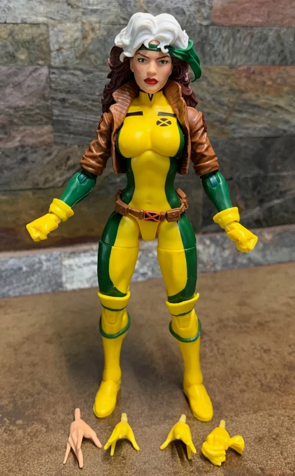Marvel Legends X-Men ROGUE Target Exclusivo Retro 6" Figura 1/12 Completo COMO NUEVO Foto 1 de 4