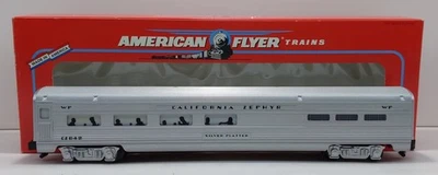 American Flyer 6-48932 S WP California Zephyr Silver Platter Dining Car LN/Box - Image 1 of 4