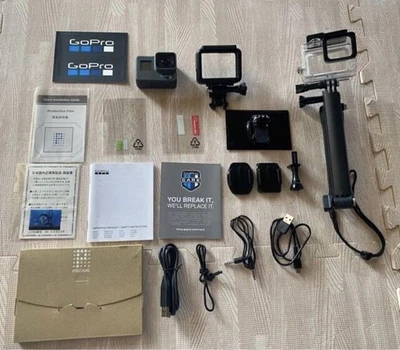 GoPro HERO6 Black CHDHX-601-FW Action Camera con accessori ottima - Immagine 1 di 4