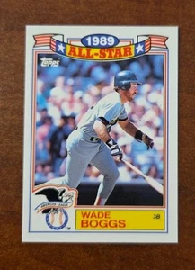 1990 Topps Glossy All-Stars Wade Boggs Baseball Card #15 Mint  - Picture 1 of 1