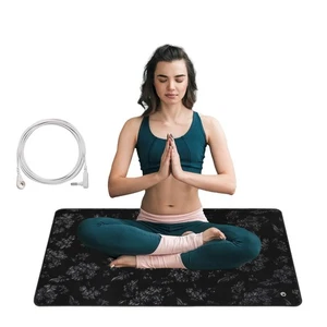 23.6"x35.4" Printed Grounding Mat with 15FT Grounding Wire, Grounding Therapy... - Bild 1 von 7