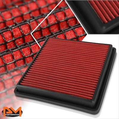 Filtro de aire de alto flujo multicapa reutilizable rojo para 16-20 Buick Envision 2.0 2.5L Foto 1 de 4