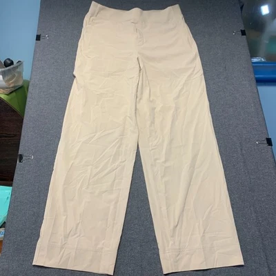 Athleta Pants Women's 12 Tall Khaki Pinnacle Straight Leg Stretch Outdoor Travel - Image 1 of 4