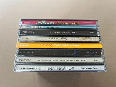k.d.Lang - 8 CD´s - Konvolut: Drag+Promo,Shadowland,Absolute Torch..Invincible S - Bild 1 von 3
