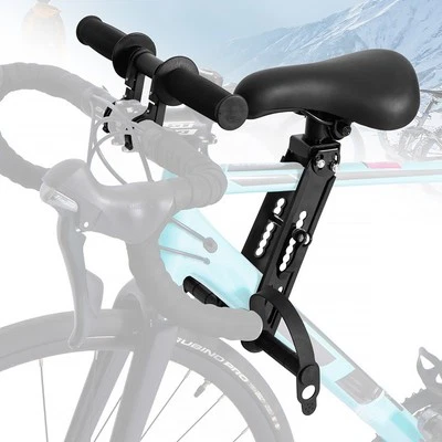 Bicycle Child Seat Front Child Bike Seat Bicycle Seat Frame Seat with Handle - Image 1 of 4