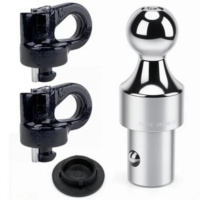 Kit de enganche de cuello de cisne sistema de disco de 2-5/16" para Ford Chevy GMC Nissan Titan XD Foto 1 de 4