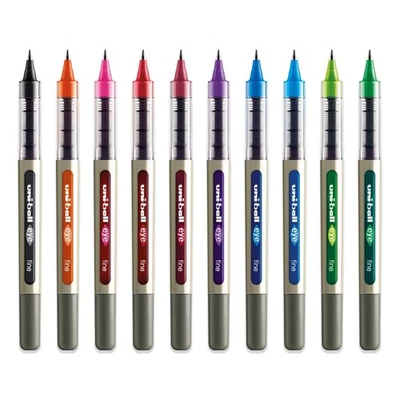 Uni-Ball Auge Kugelschreiber UB-157 Breit Range Von Farben Erhältlich - Bild 1 von 4