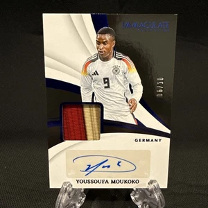 2024-25 Panini Immaculate Youssoufa Moukoko Memorabilia Autograph /10 Germany  - Picture 1 of 6