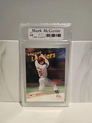💎💎 1999 Topps - Líderes de la Liga Mark McGwire #223 💎 GRADUADO FGC10 COMO NUEVO 💎💎  Foto 1 de 2