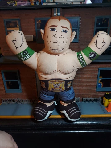 WWE John Cena Cenation Plush Talking Wrestler Doll 2012 Brawlin Buddies 16 Inch Cover