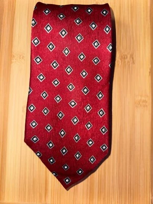 Charleston Tie Rack Dotted Geometric Silk Tie - 61L 4.0W - Image 1 of 2