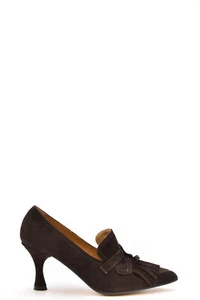 Zapatos de Salón Pomme D'Or Marrón 7143 Camosciochocolate EPA076 - Imagen 1 de 6