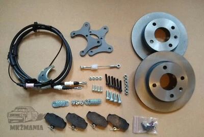 KIT DE CONVERSIÓN DE DISCO TRASERO ESCORT MK1 MK2 EJE INGLÉS PARA PINZA SIERRA COSWORTH Foto 1 de 4