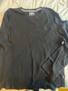 Men's Lion Crest Long Sleeve Black 2XL - Picture 1 of 3