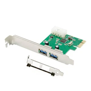 Digital PCI Express to USB 3.0 2-Port Expansion Card Conversion Card for Desktop - Picture 1 of 11