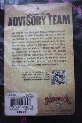 Scent-Lok Base Slayer Wild Heart Women's Base Layer Pant Bottoms CHOICE Size NEW - Image 1 of 3