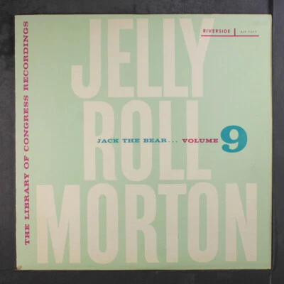 Jelly Roll Morton : Jack The Bear, Volume 9 Riverside 12 " LP 33 RPM - Photo 1/2
