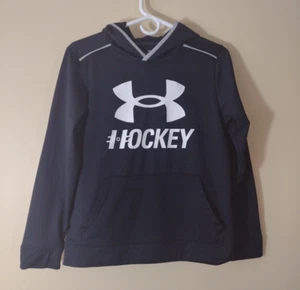 Jungen/Mädchen Hockey Under Armour Hoodie Fleecejacke Gr. YLG Top - Bild 1 von 4