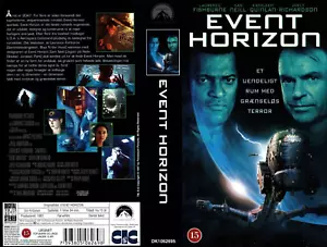 Vintage Event Horizon Fishbourne VHS Cover Only - Danish Edition - No Tape - Picture 1 of 1