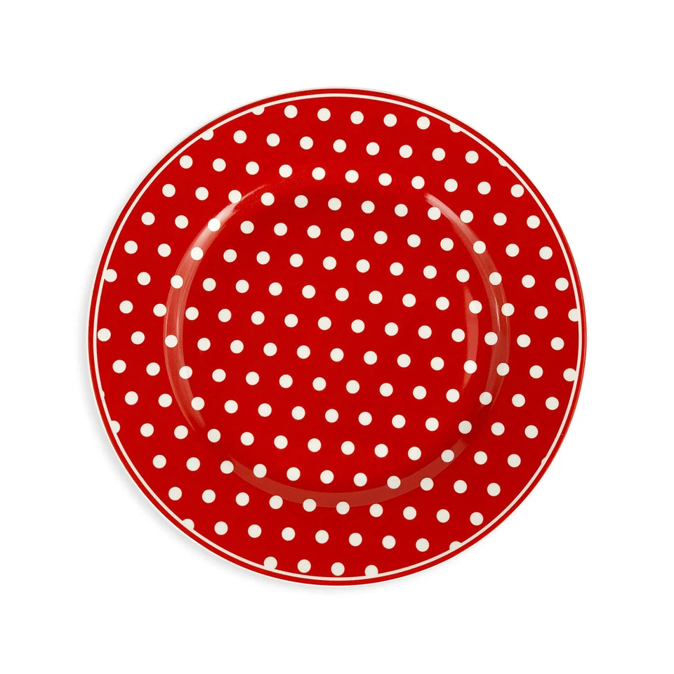 Tafelgeschirr Kelche Wein Dessert Isabelle Rose Polka Dots Shabby Chic Porzellan - Bild 1 von 1